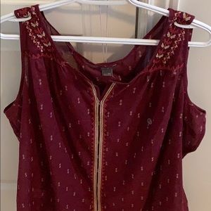 Eddie Bauer sleeveless Top Plus Size